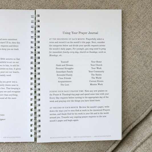 Yearly Prayer Journal Tips