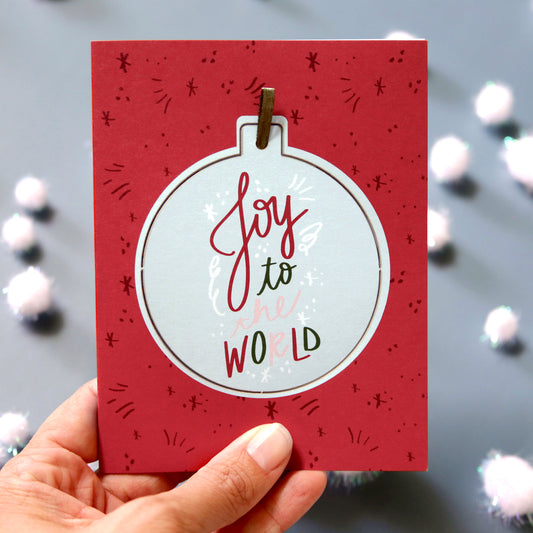 Pop-Out Ornament Christmas Card