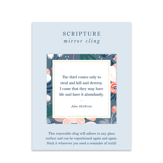 Scripture Mirror Cling