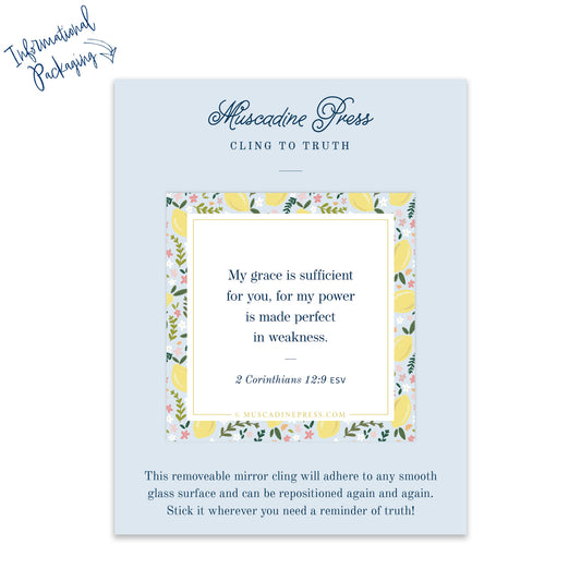 Scripture Mirror Cling