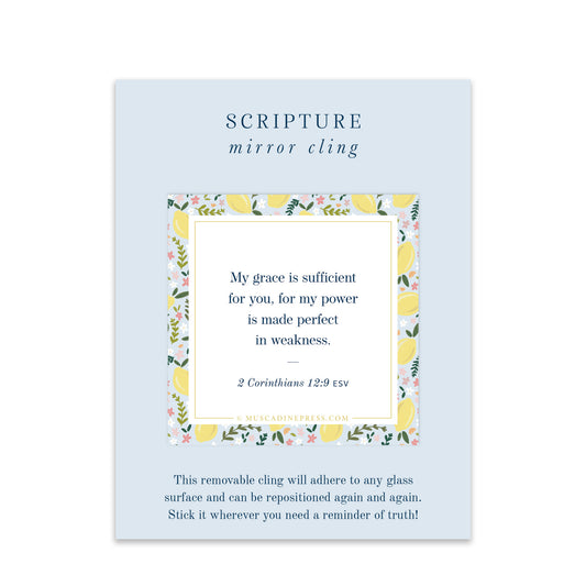 Scripture Mirror Cling