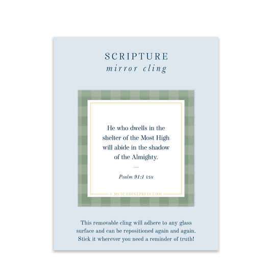 Scripture Mirror Cling