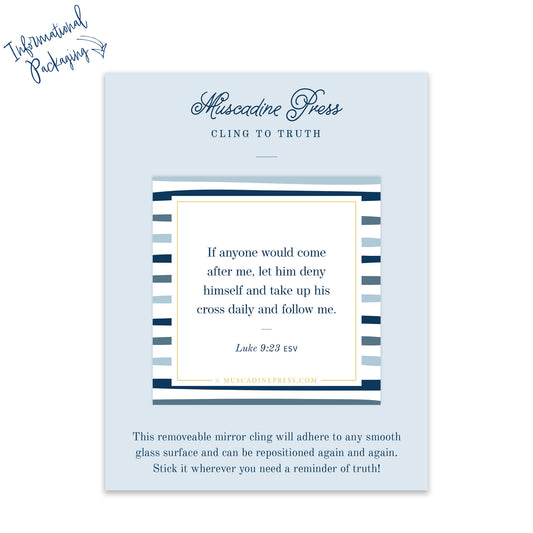 Scripture Mirror Cling