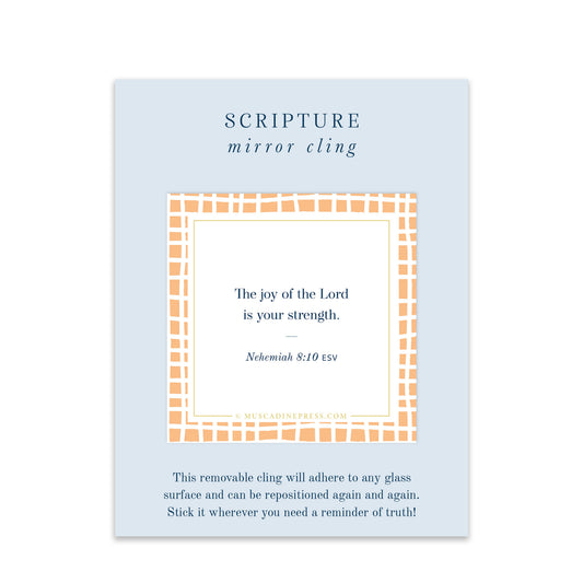 Scripture Mirror Cling