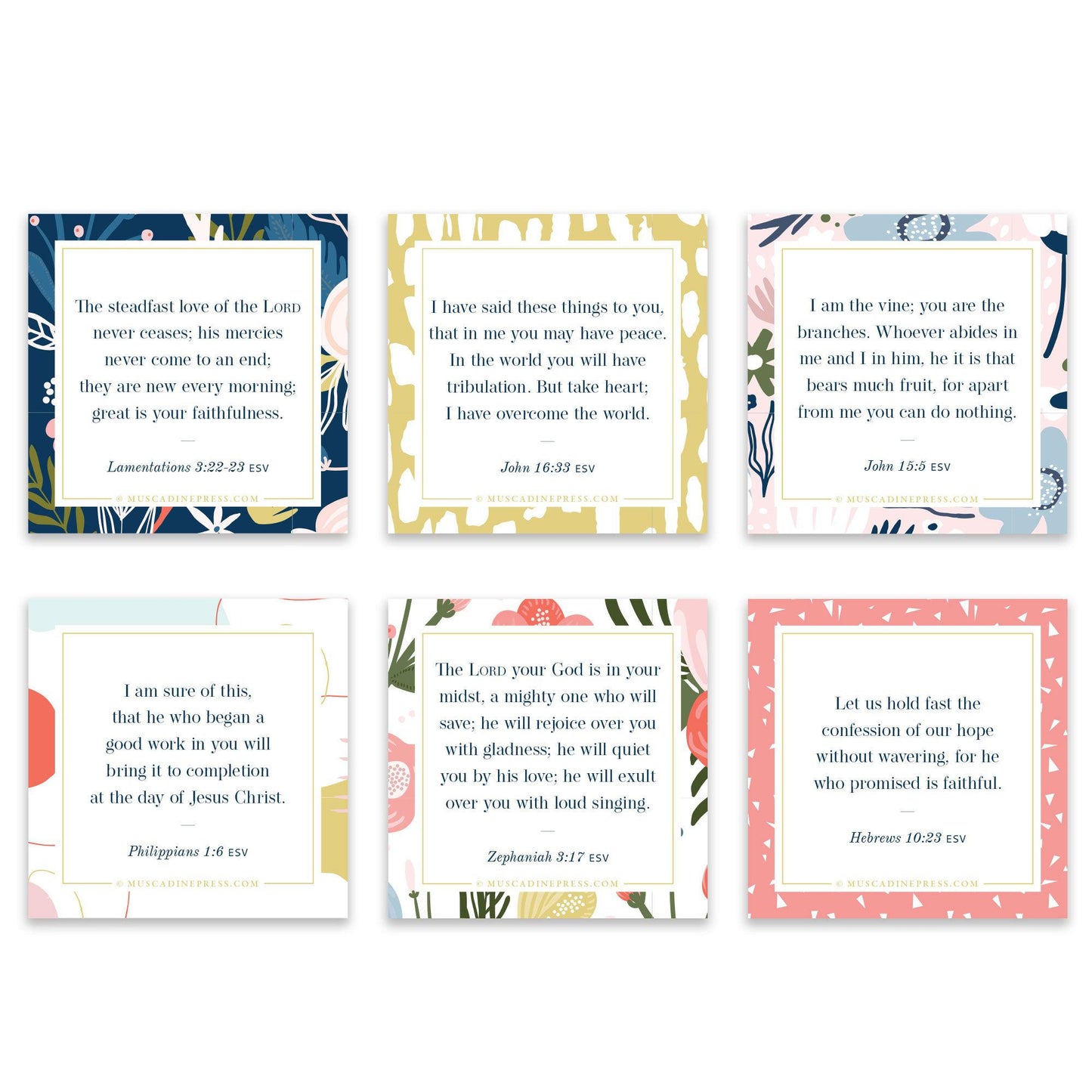 Scripture Static Cling Set