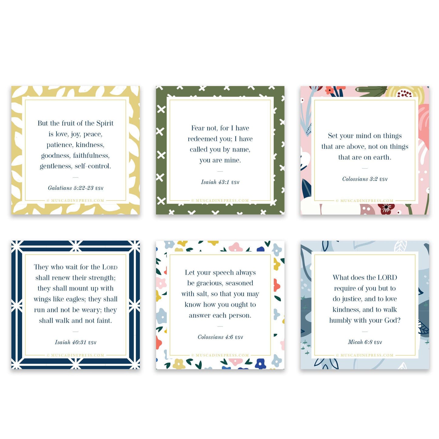 Scripture Static Cling Set