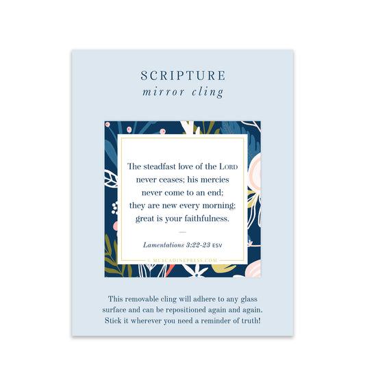Scripture Mirror Cling