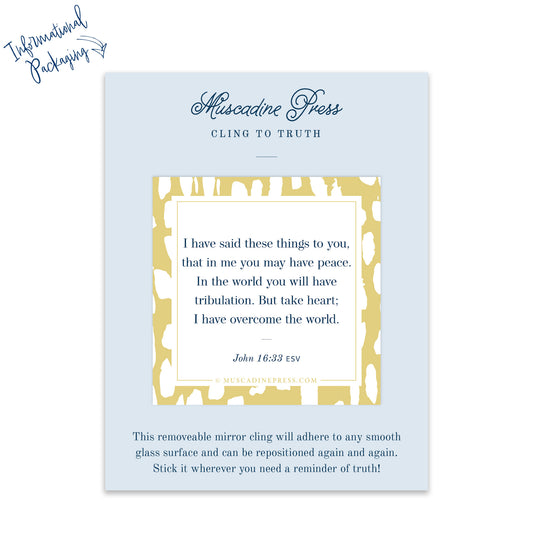 Scripture Mirror Cling