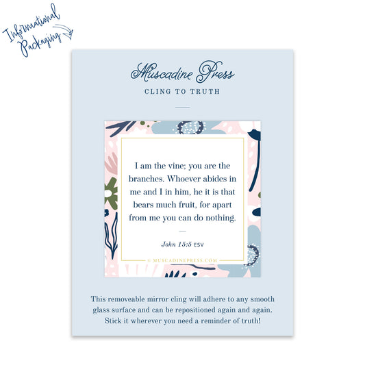 Scripture Mirror Cling