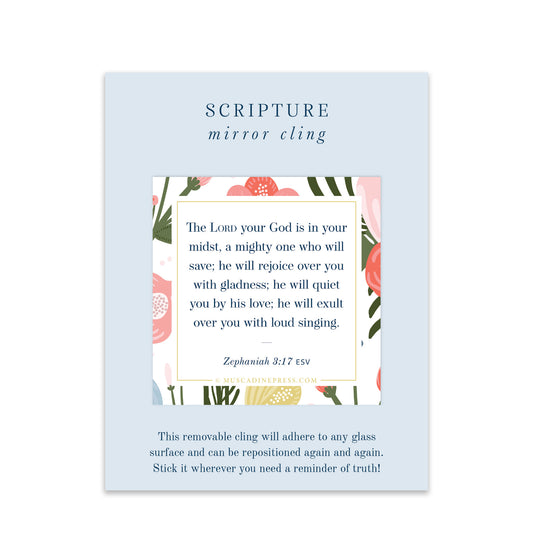Scripture Mirror Cling