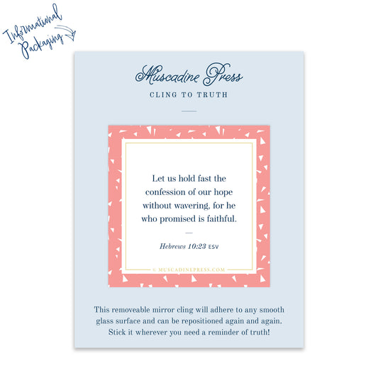 Scripture Mirror Cling