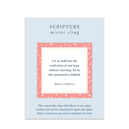 Scripture Mirror Cling