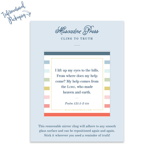 Scripture Mirror Cling