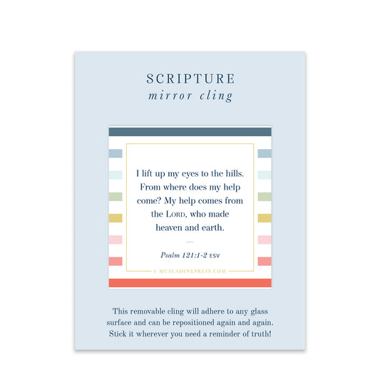 Scripture Mirror Cling
