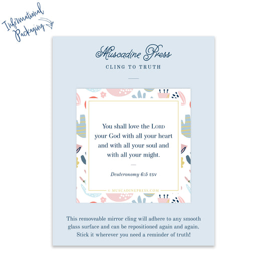 Scripture Mirror Cling
