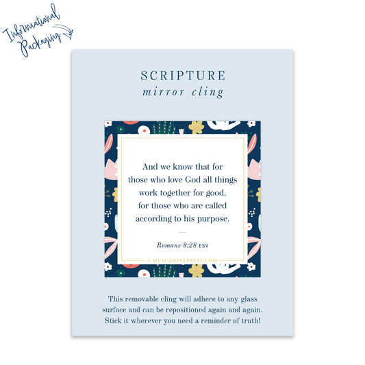Scripture Mirror Cling