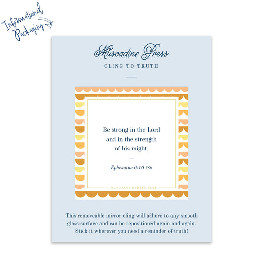 Scripture Mirror Cling