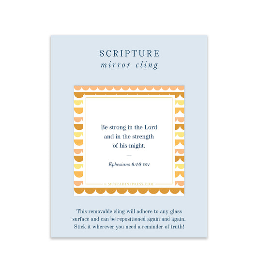 Scripture Mirror Cling
