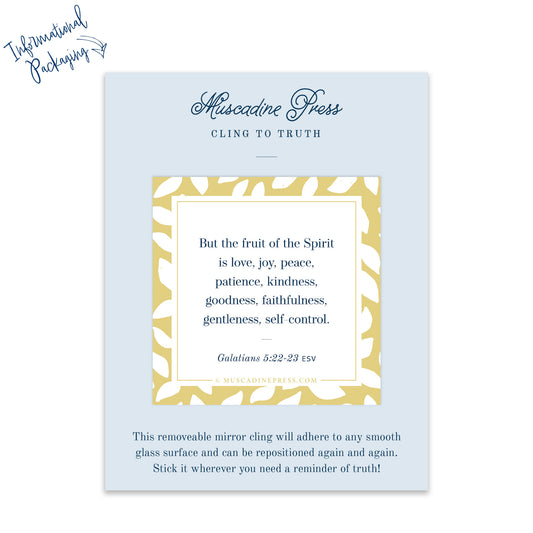 Scripture Mirror Cling
