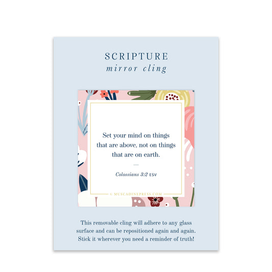 Scripture Mirror Cling