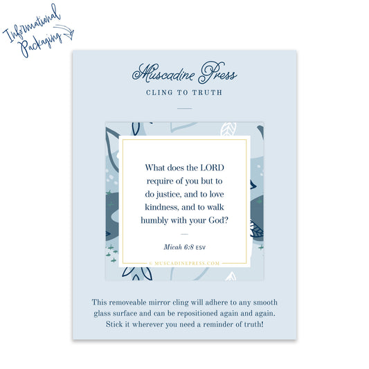 Scripture Mirror Cling