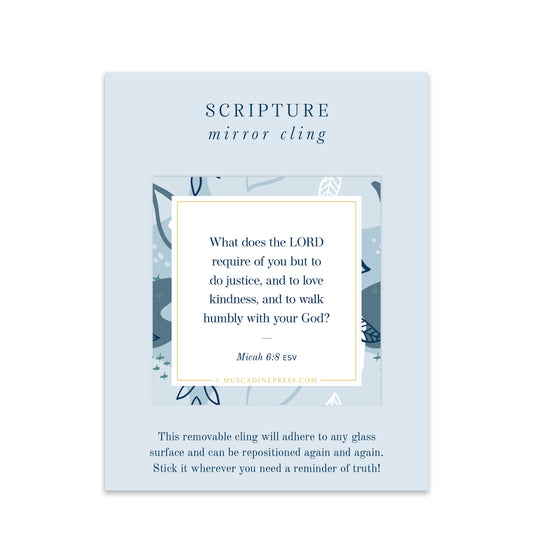 Scripture Mirror Cling