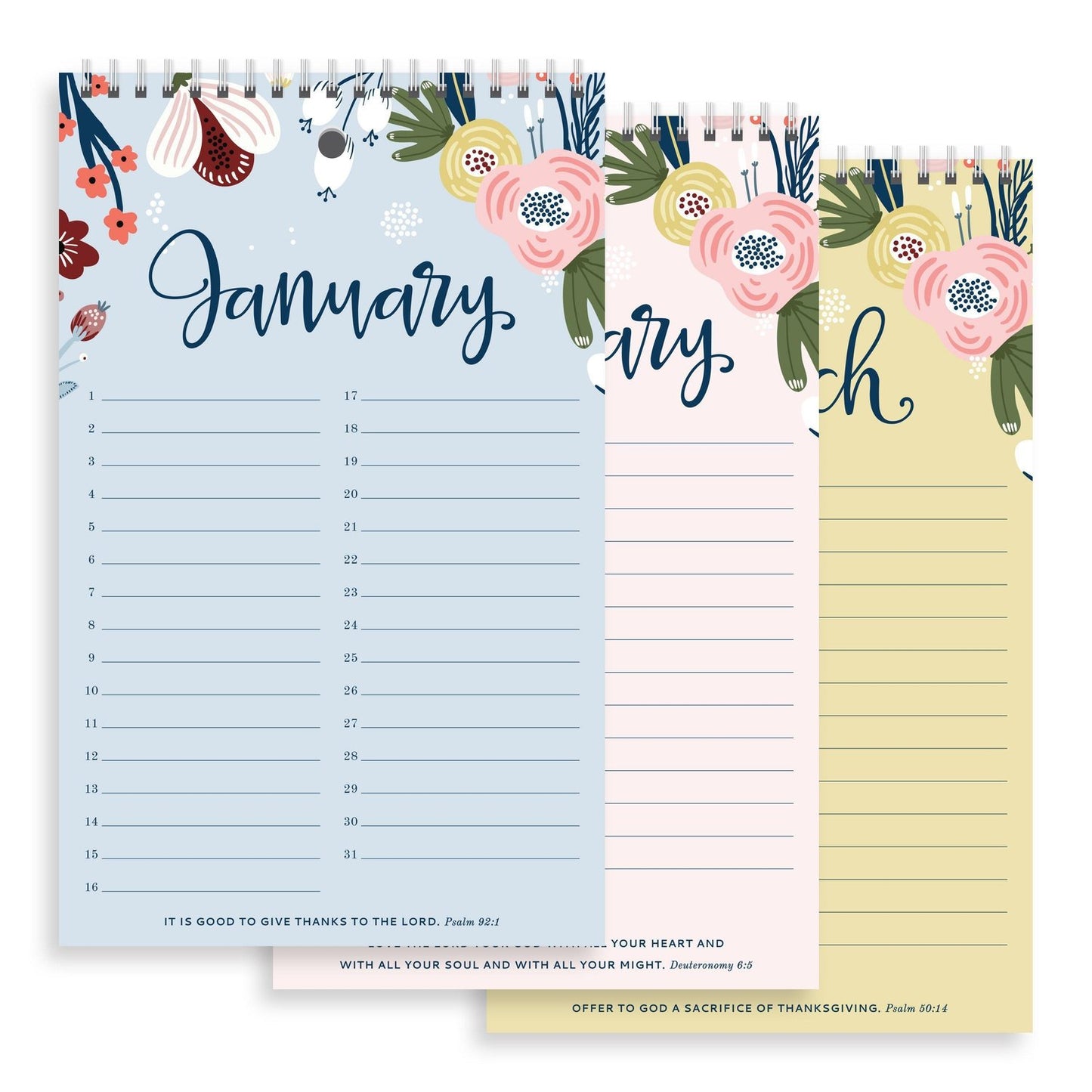 Floral Gratitude Journal from Muscadine Press