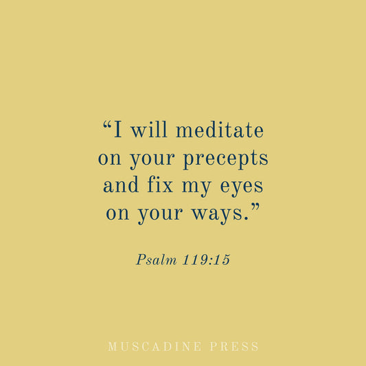 Fix Your Eyes on Jesus-Muscadine Press