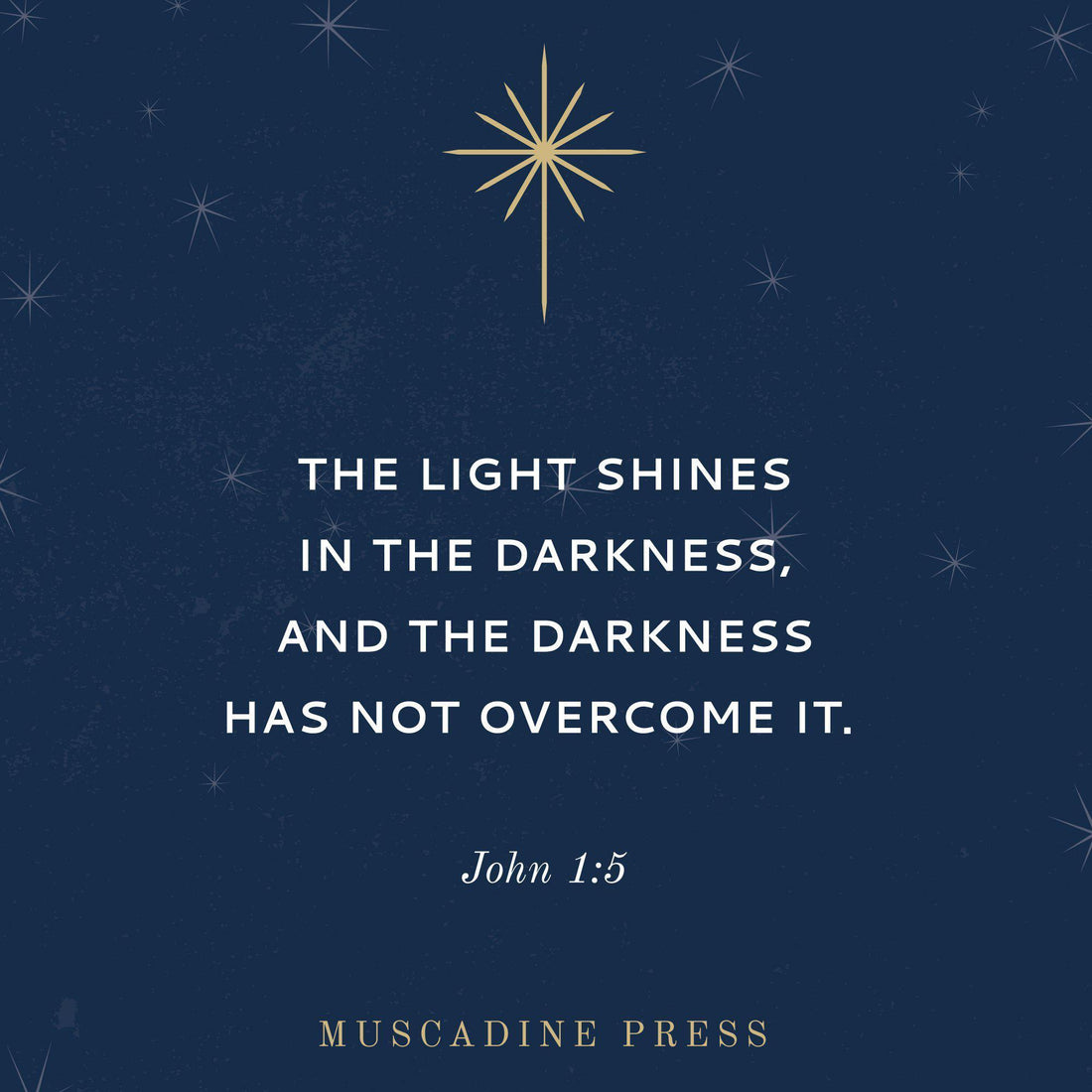 The Light Shines in the Darkness-Muscadine Press