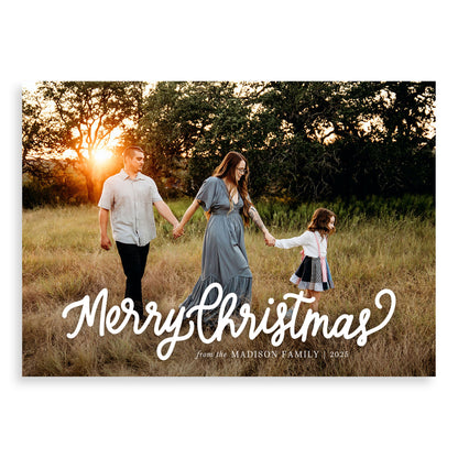 Merry Handlettered Christmas