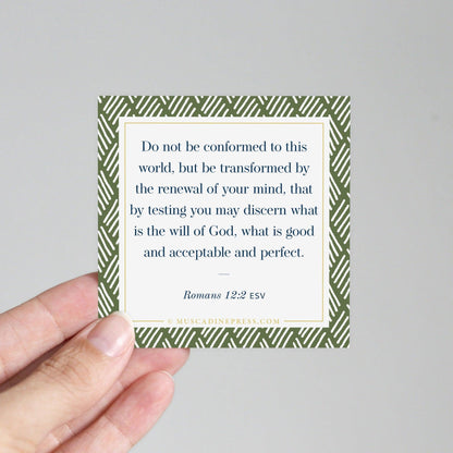 Scripture Mirror Cling
