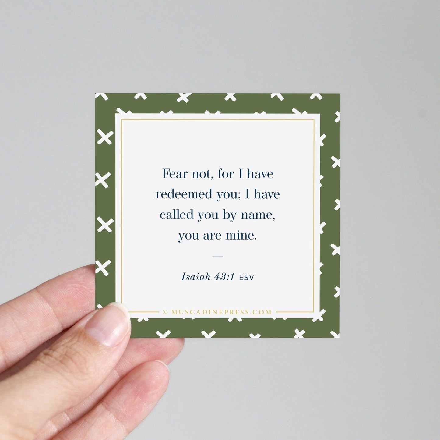 Scripture Mirror Cling