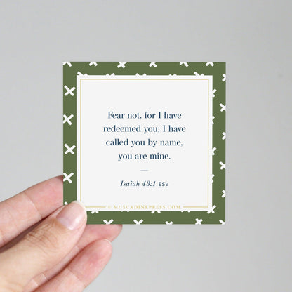 Scripture Mirror Cling