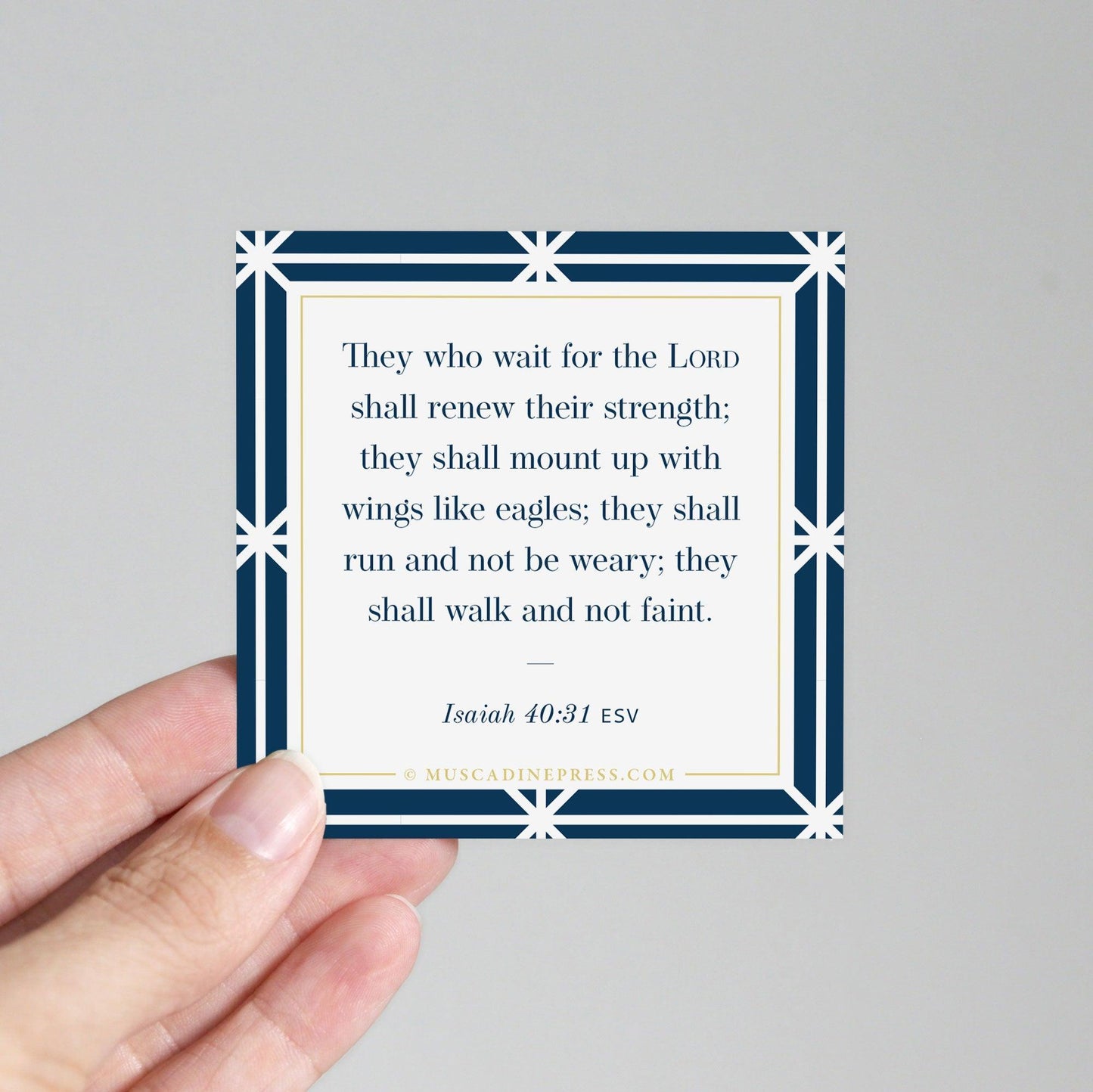 Scripture Mirror Cling