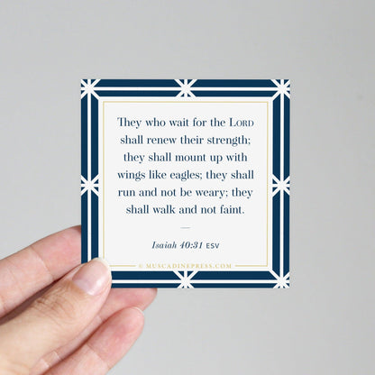 Scripture Mirror Cling