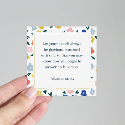 Scripture Mirror Cling