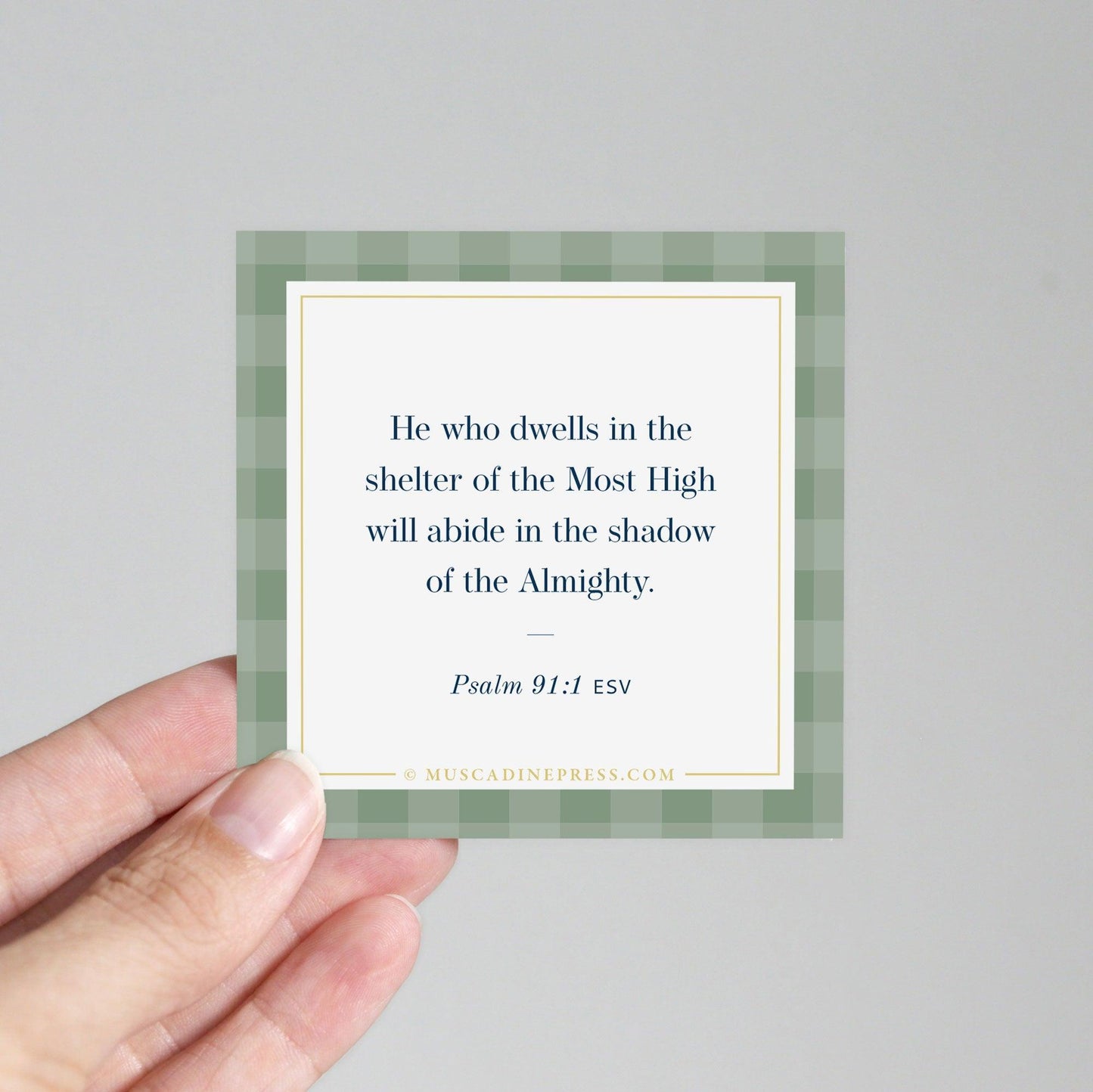 Scripture Mirror Cling