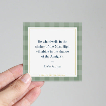 Scripture Mirror Cling