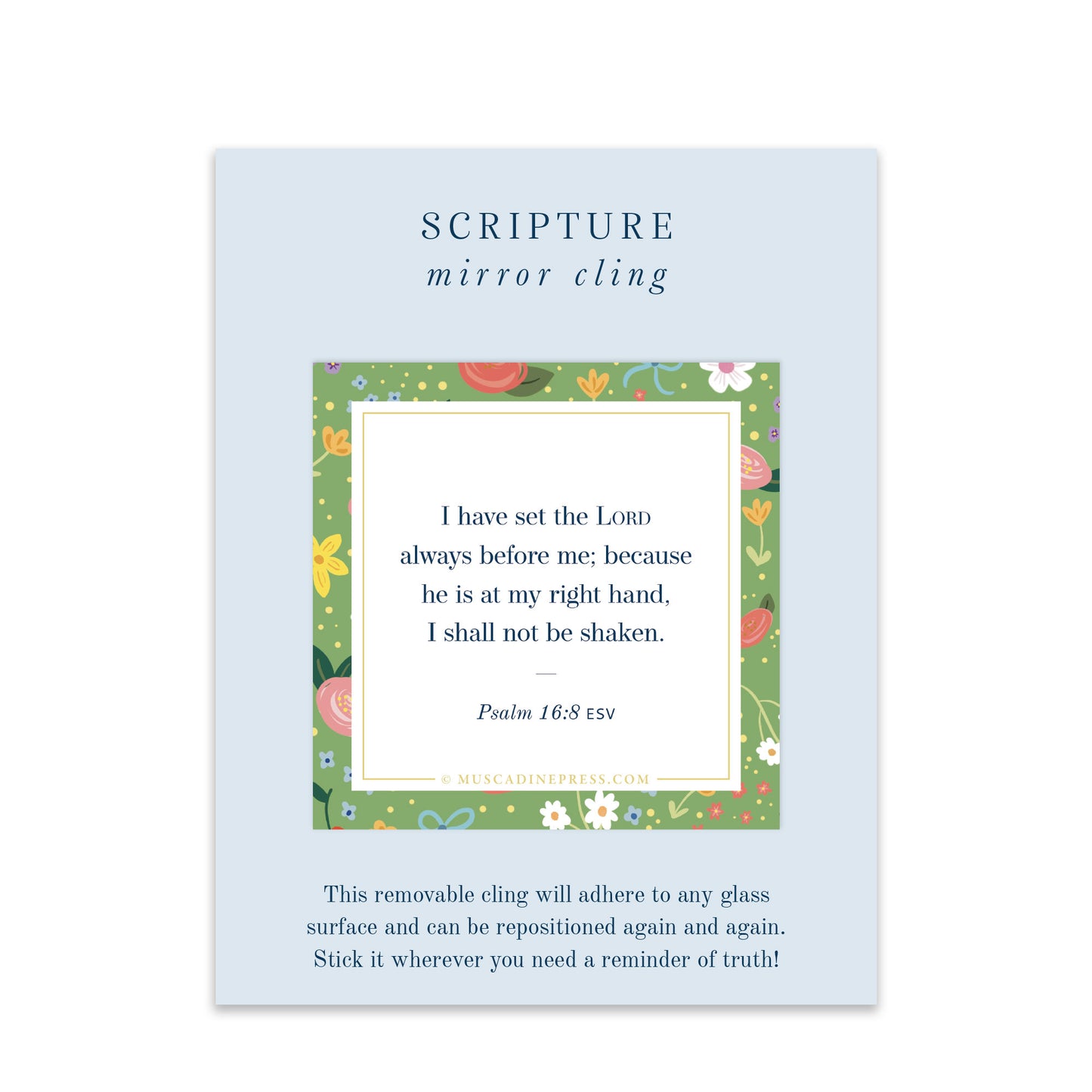 Scripture Mirror Cling