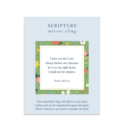 Scripture Mirror Cling