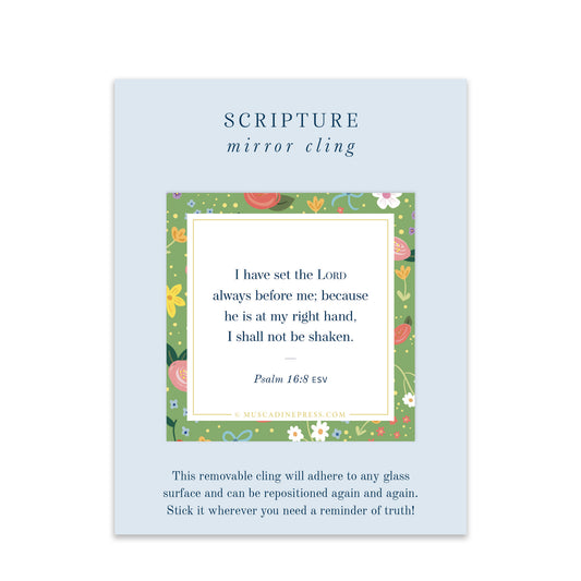 Scripture Mirror Cling