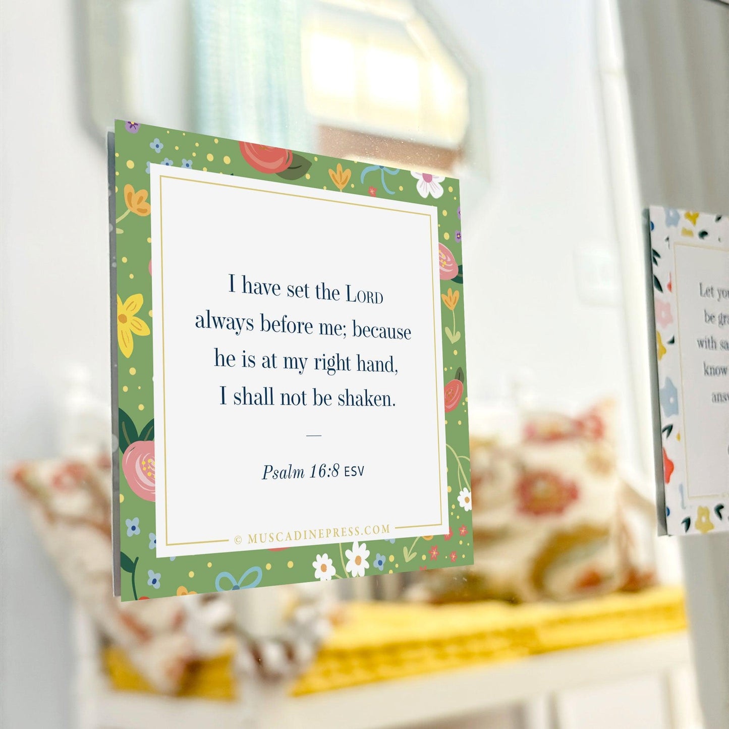 Scripture Mirror Cling