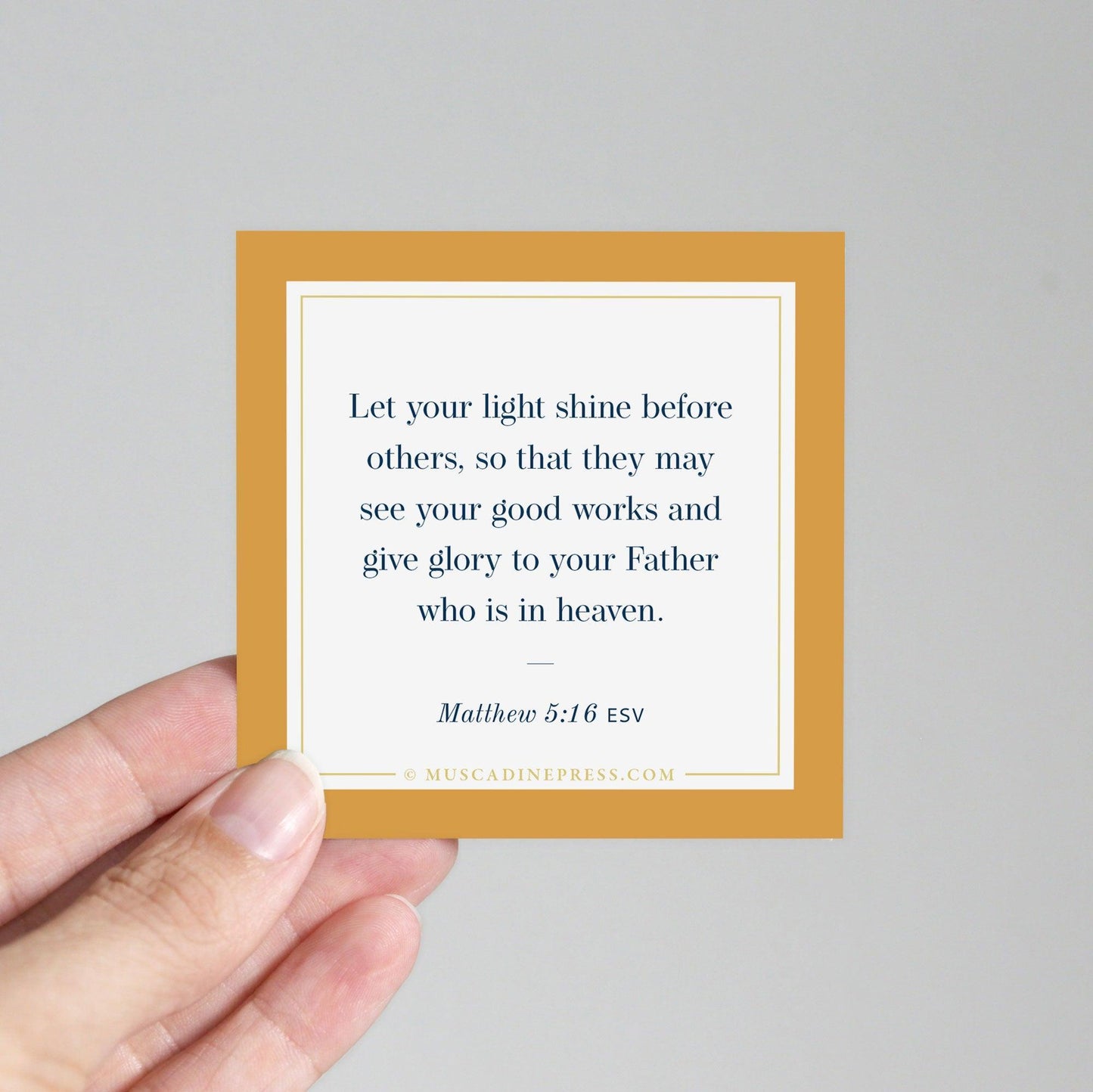 Scripture Mirror Cling