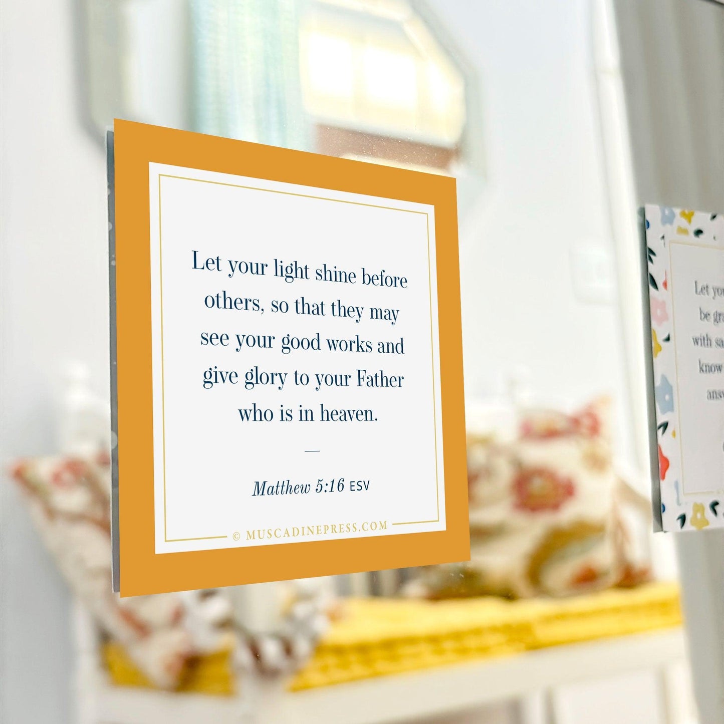 Scripture Mirror Cling
