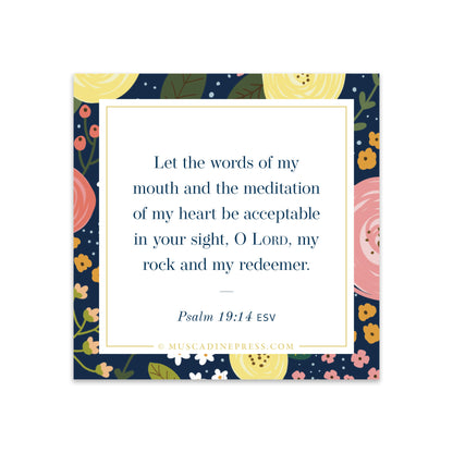 Scripture Mirror Cling
