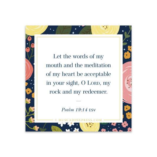 Scripture Mirror Cling