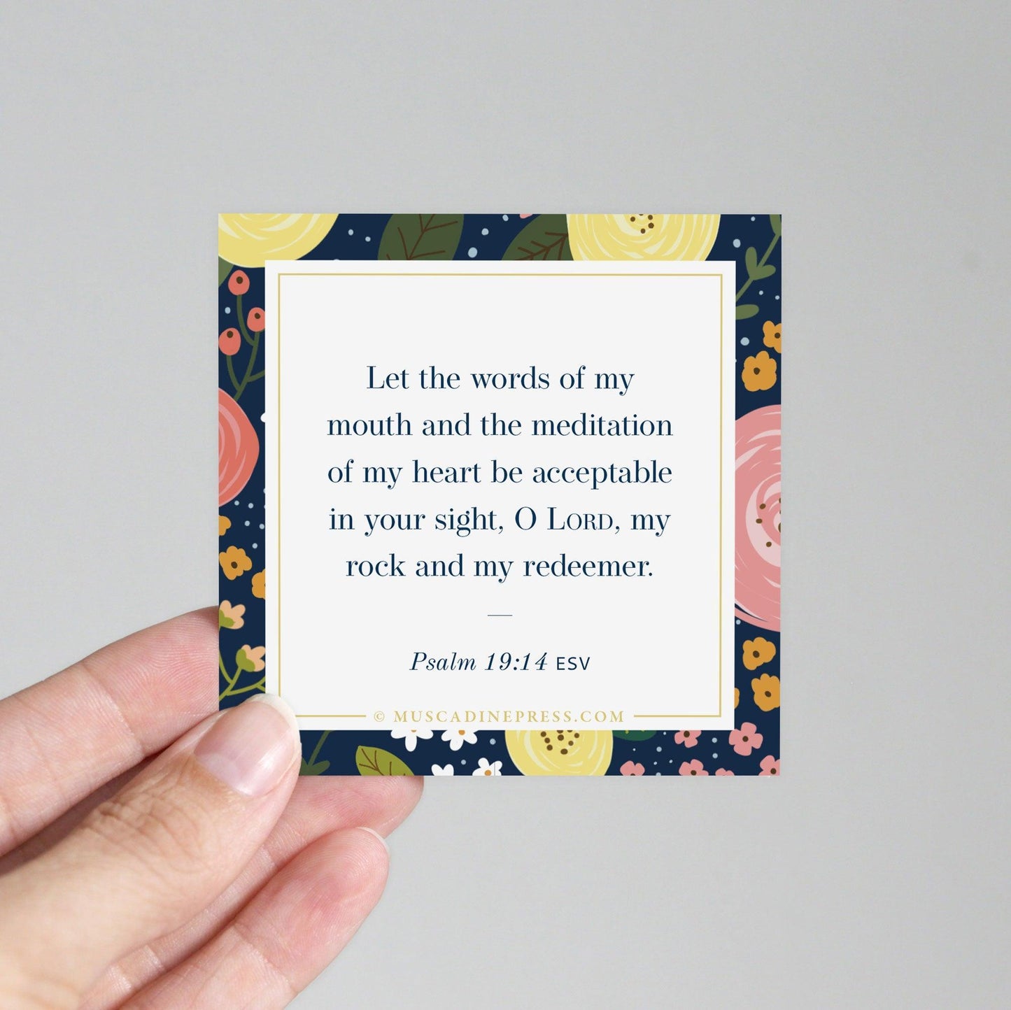 Scripture Mirror Cling