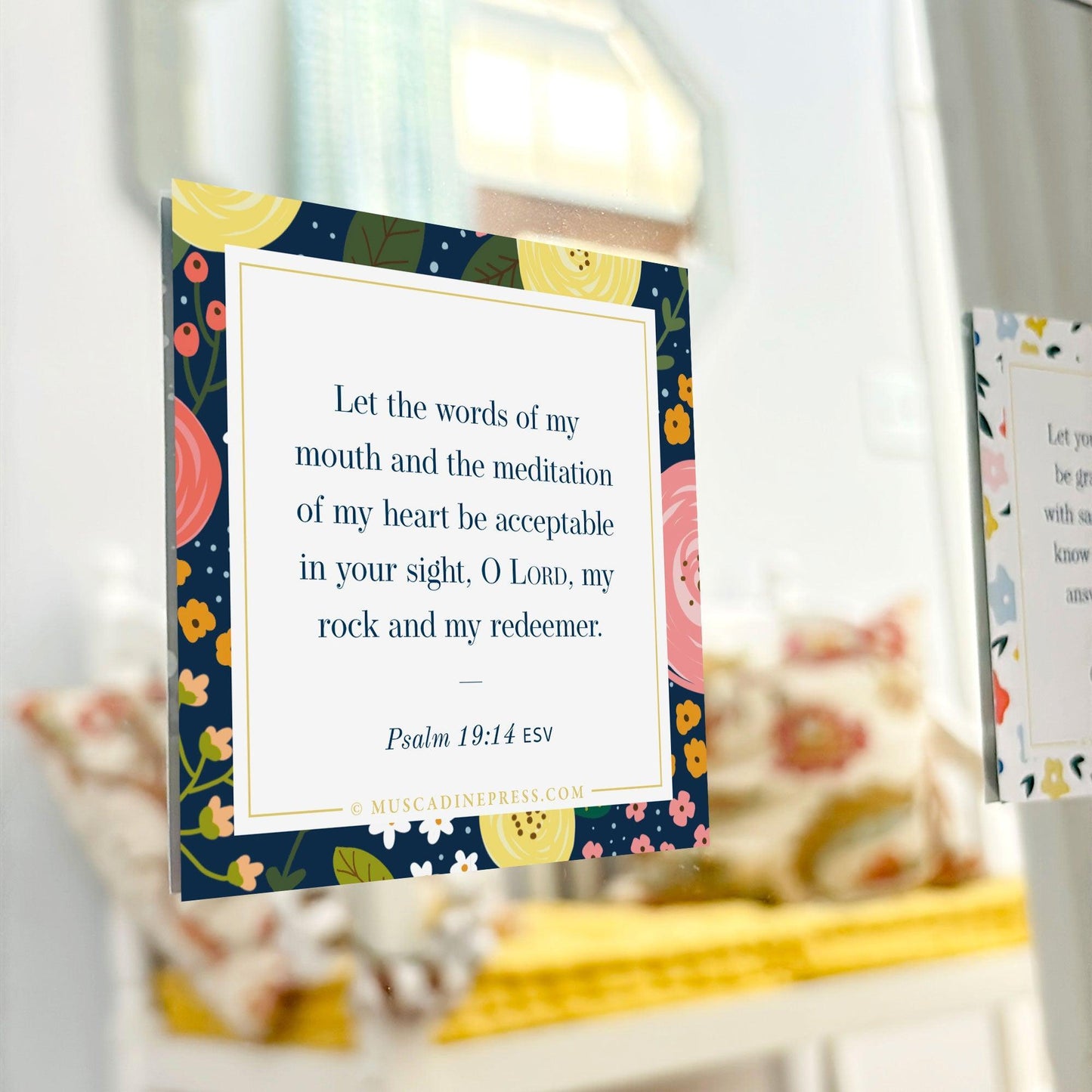 Scripture Mirror Cling