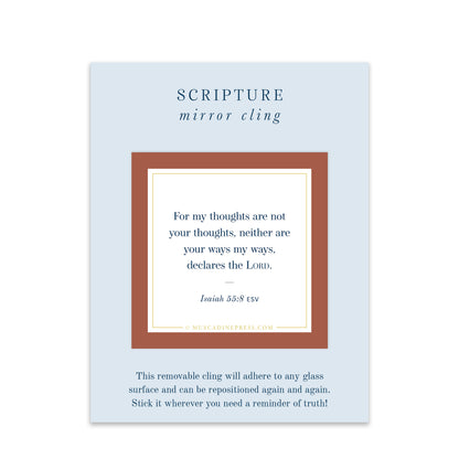 Scripture Mirror Cling