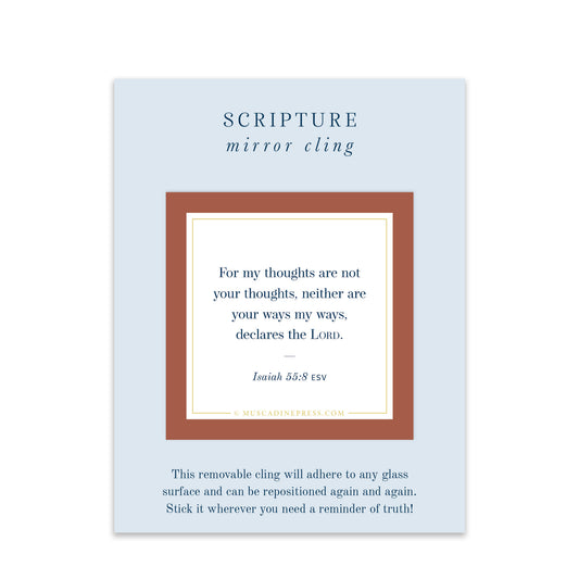 Scripture Mirror Cling